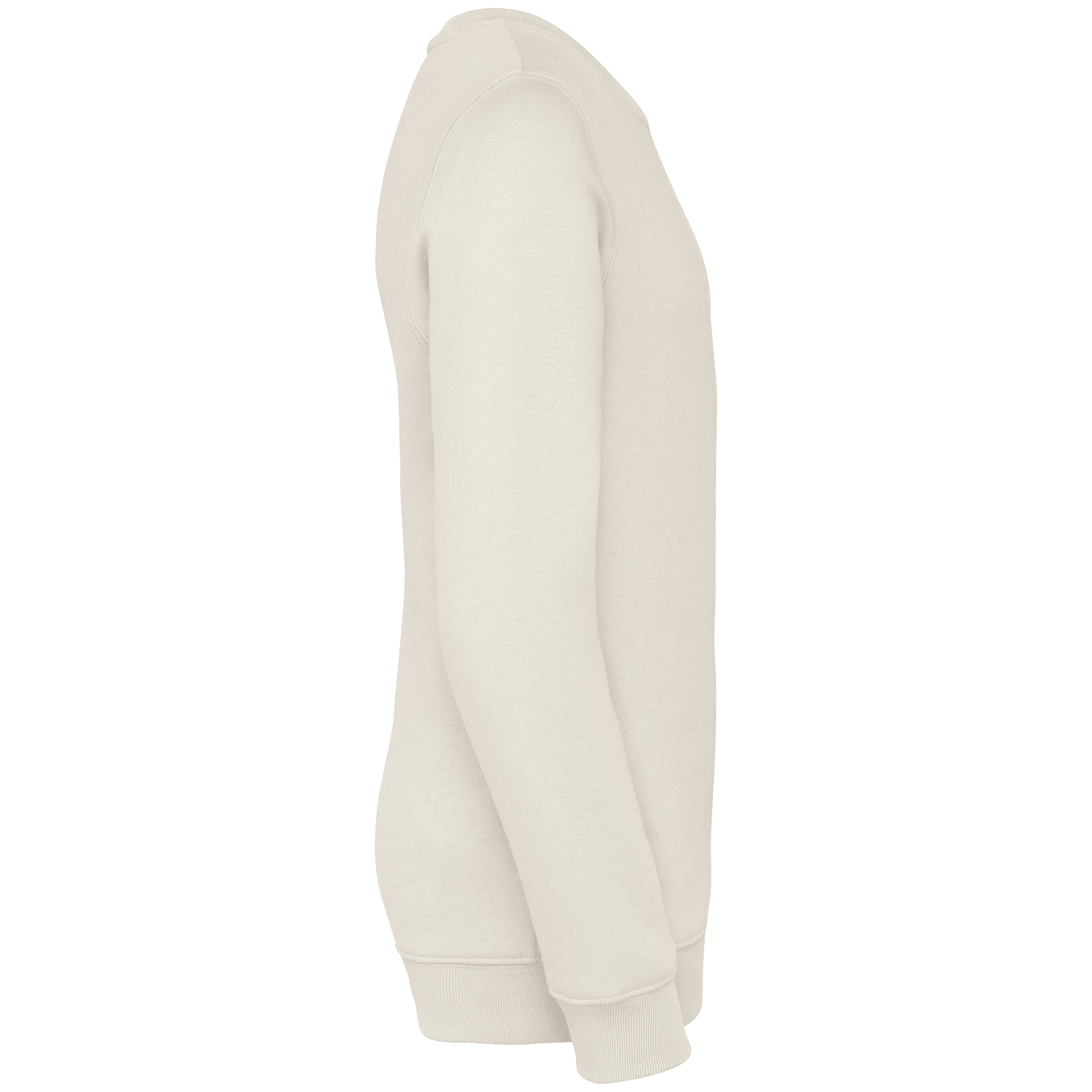 Native Spirit NS403 Bio-Sweatshirt Ivory – Seitenansicht