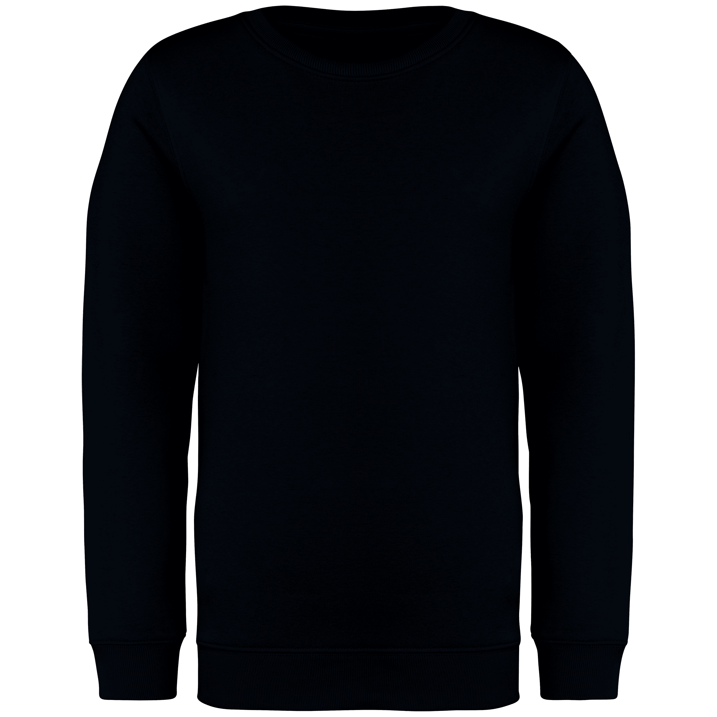Native Spirit NS403 Bio-Sweatshirt Black – Vorderseite