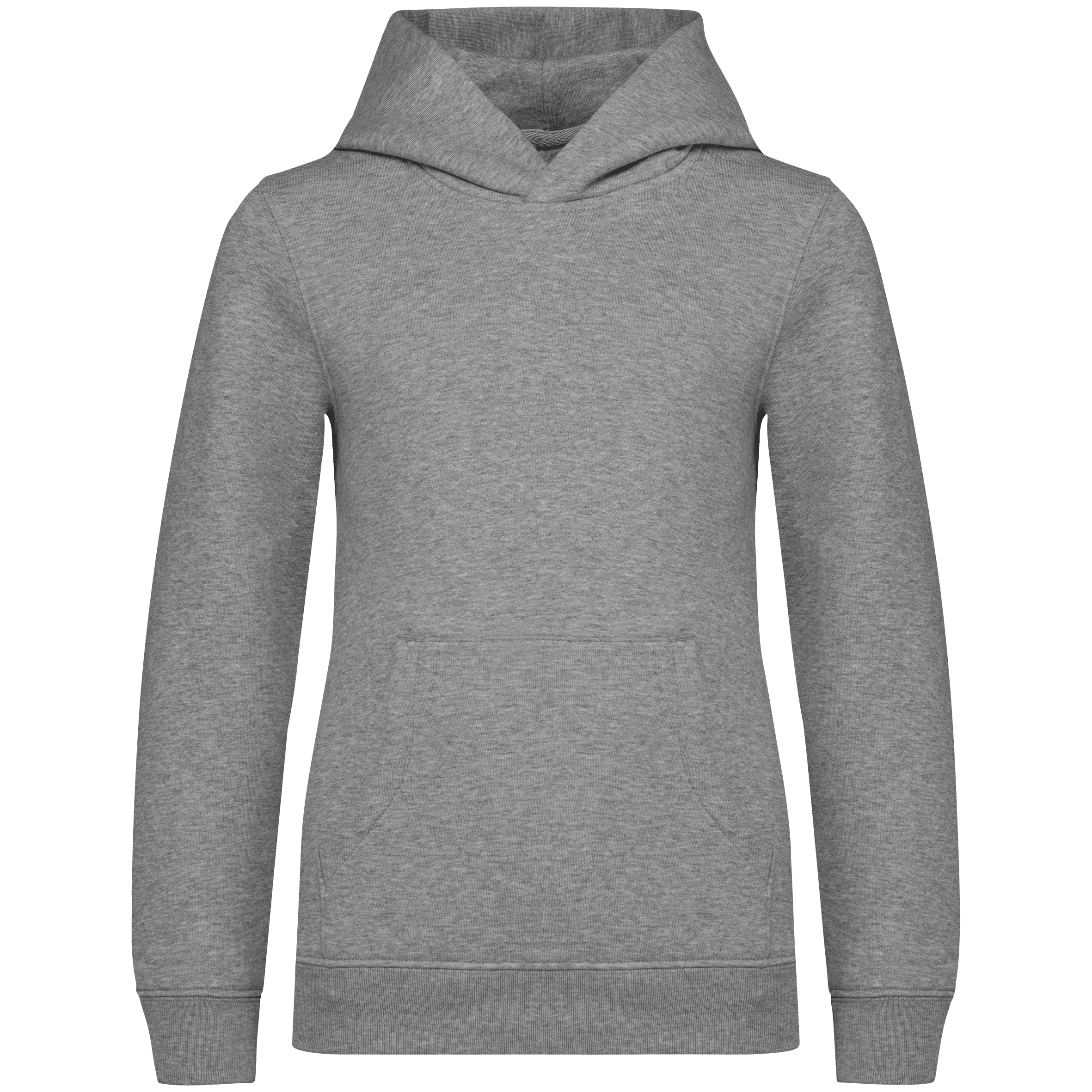 Native Spirit NS404 Bio-Hoodie Moon Grey Heather – Vorderseite