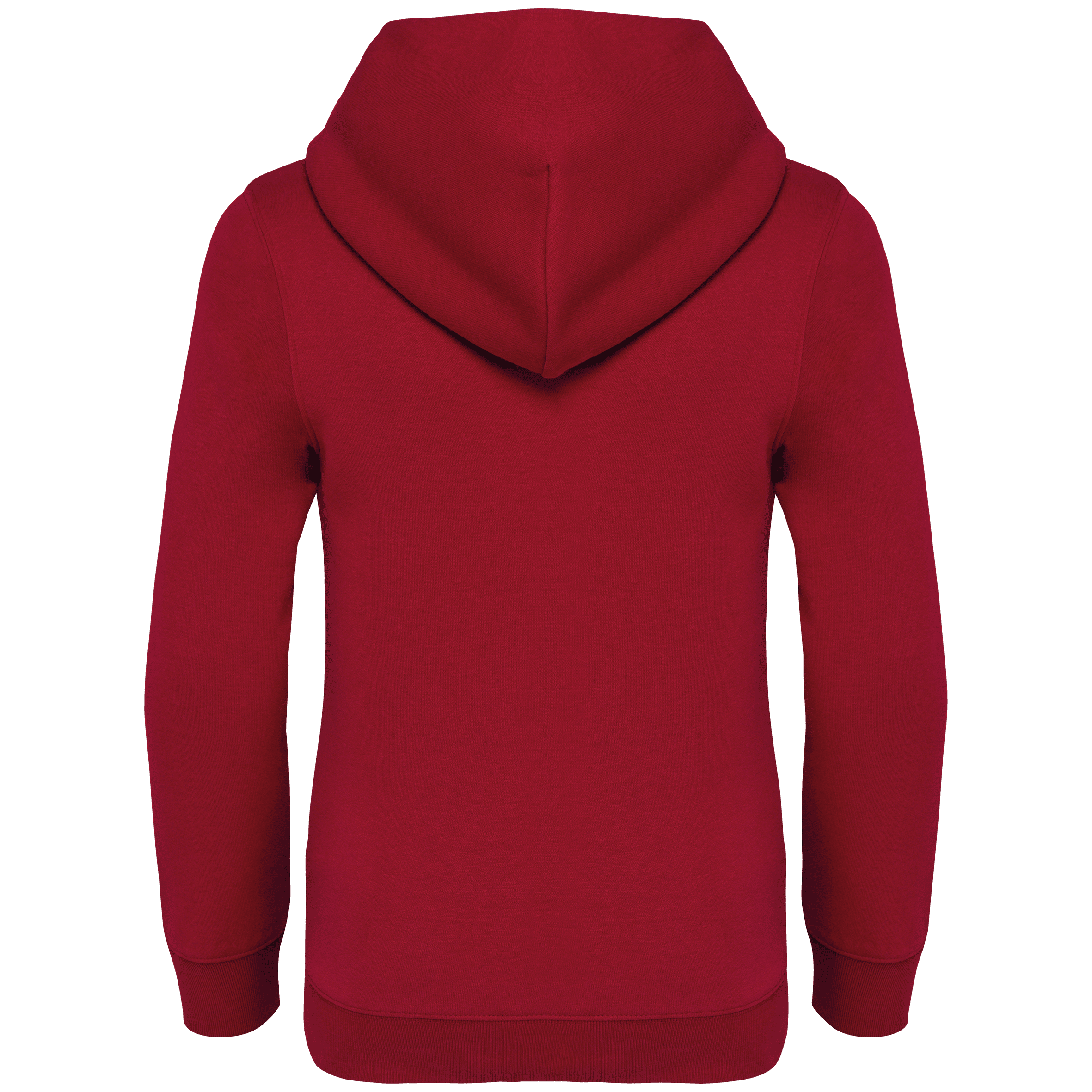 Native Spirit NS404 Bio-Hoodie Hibiscus Red – Rückseite