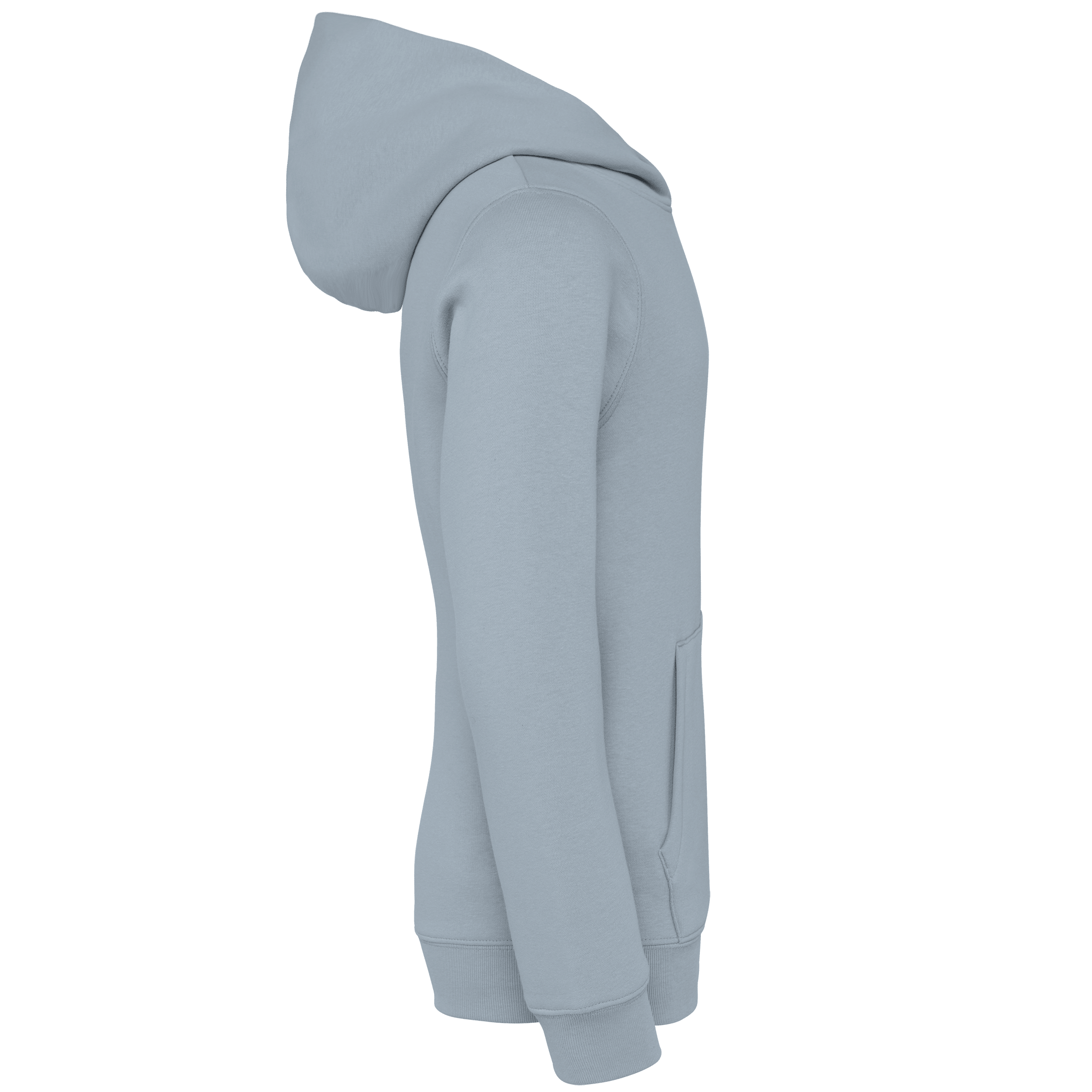 Native Spirit NS404 Bio-Hoodie Aquamarine – Seitenansicht