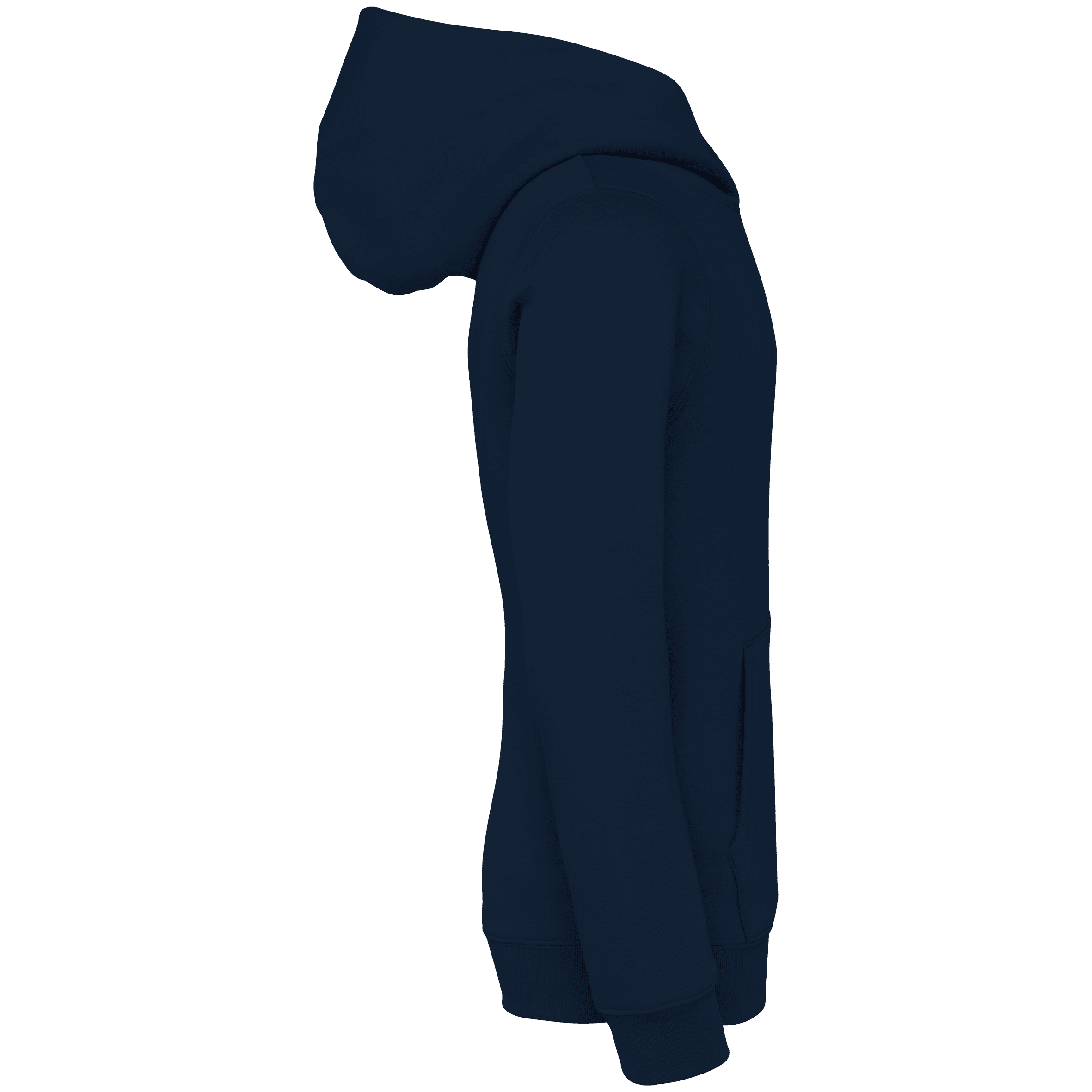 Native Spirit NS404 Bio-Hoodie Navy Blue – Seitenansicht