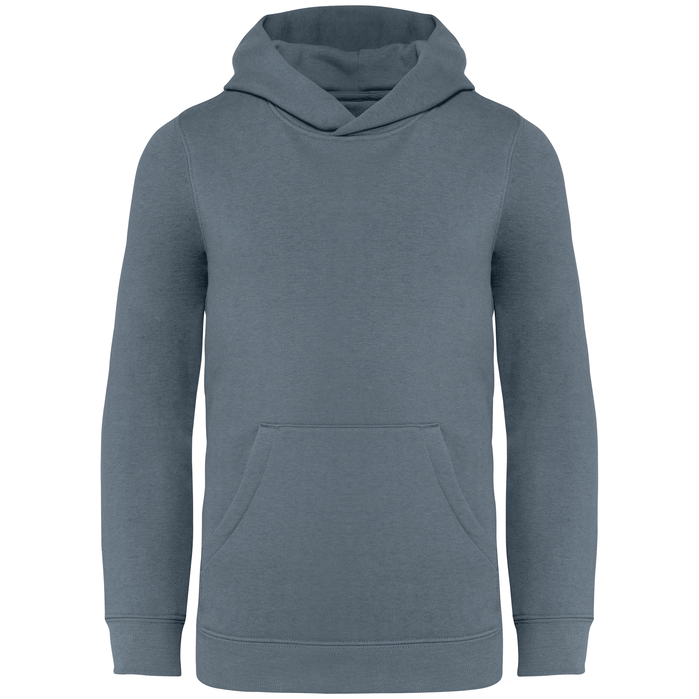 Native Spirit NS404 Bio-Hoodie Mineral Grey – Vorderseite