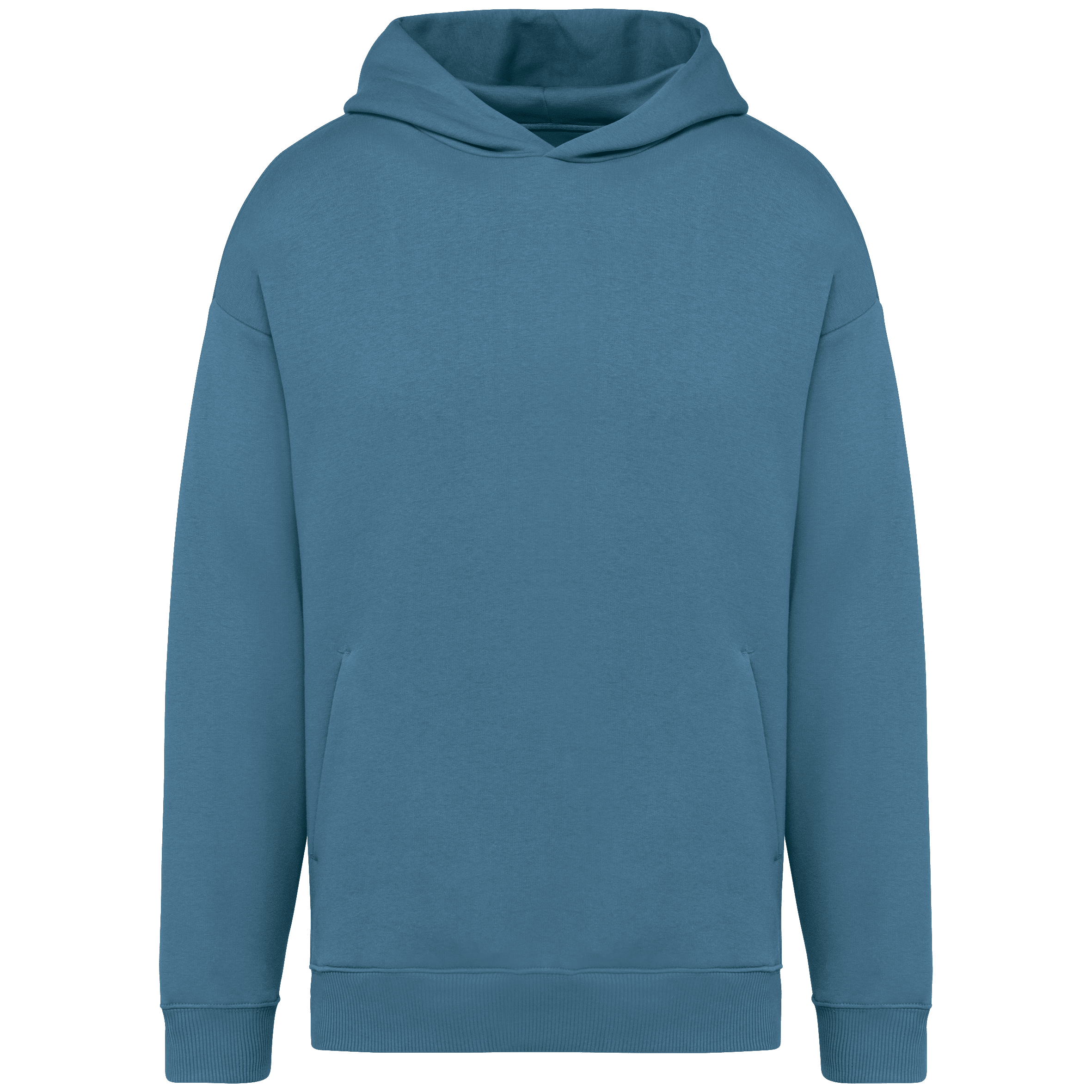 Native Spirit NS408 Bio-Hoodie Adriatic Blue – Vorderseite