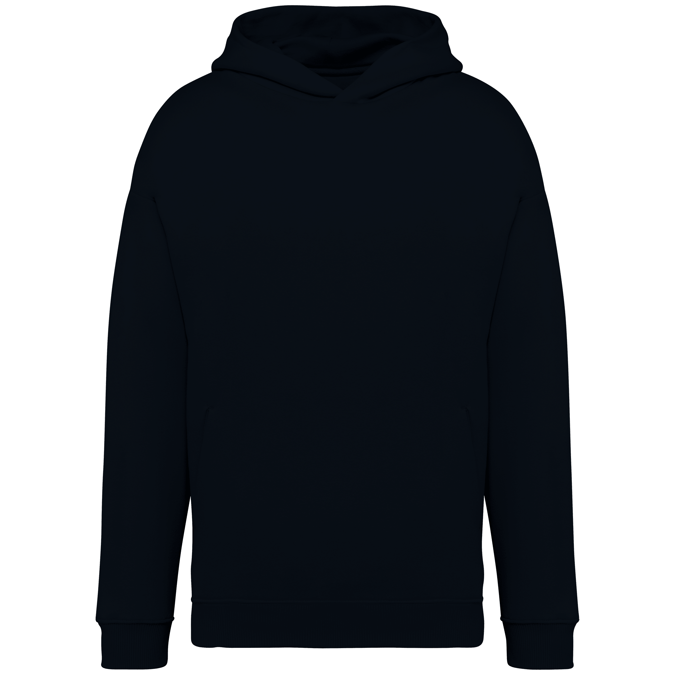 Native Spirit NS408 Bio-Hoodie Black – Vorderseite