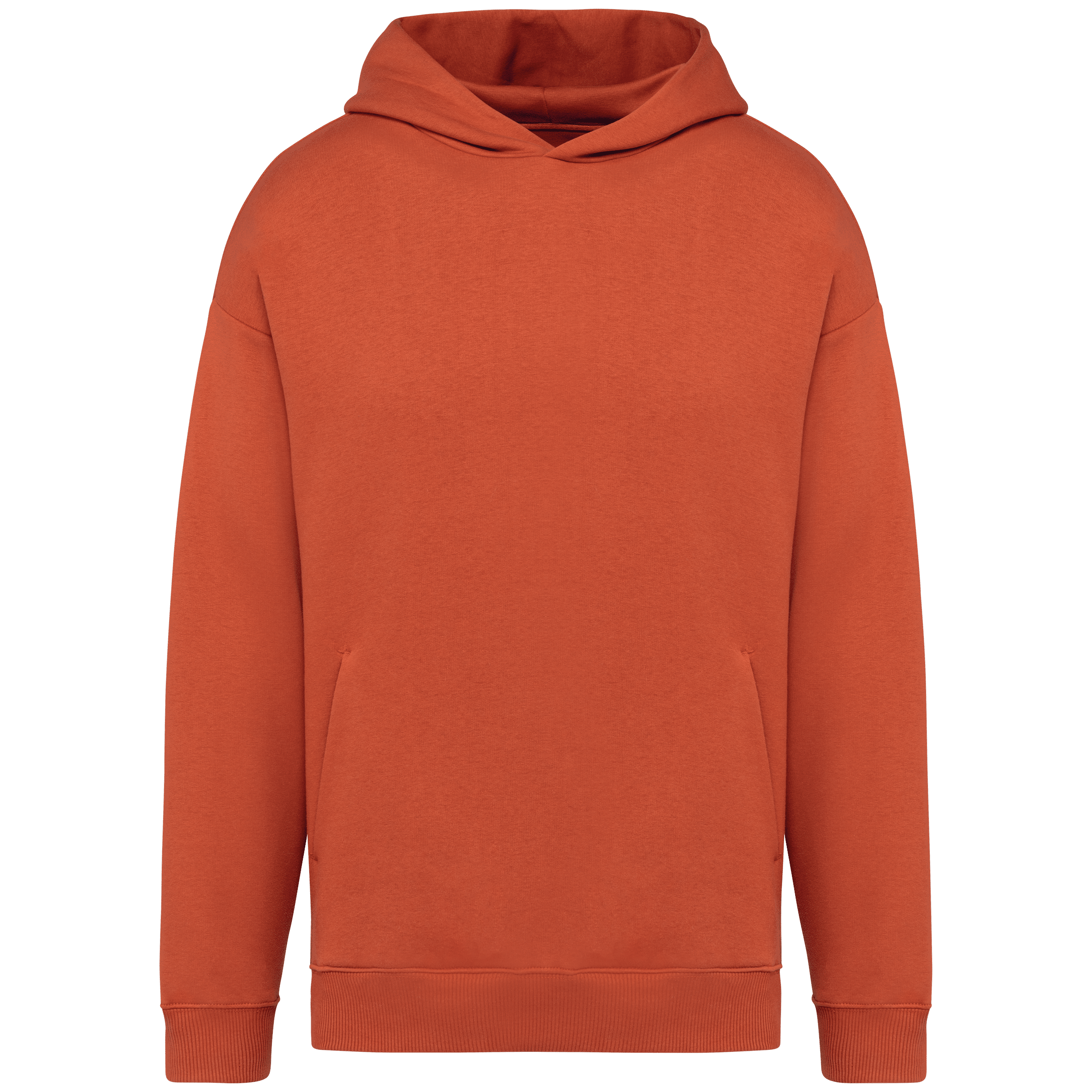 Native Spirit NS408 Bio-Hoodie Burnt Brick – Vorderseite
